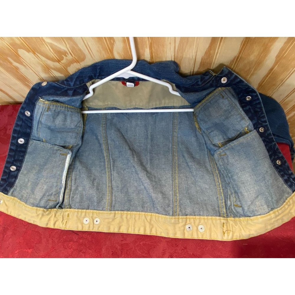 Baby Gap Denim Jean Jacket Snap Toddler 5 Years RN54032 Classic Blue - Picture 4 of 8